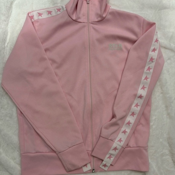 Golden Goose Pink Track Suit with White Side Stripe - Picture 5 of 9